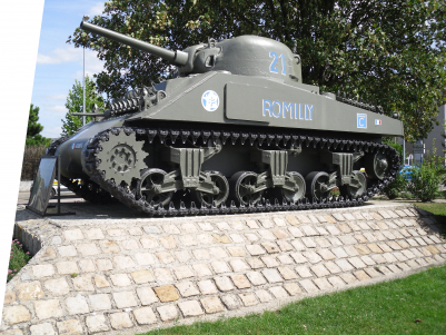 Le char « Romilly » symbole d’un passé ancré.