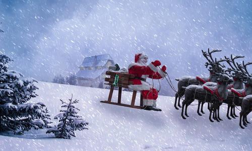 Visite du Père Noël